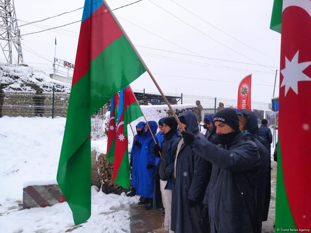 Акция протеста на дороге Лачин-Ханкенди продолжается 111-й день