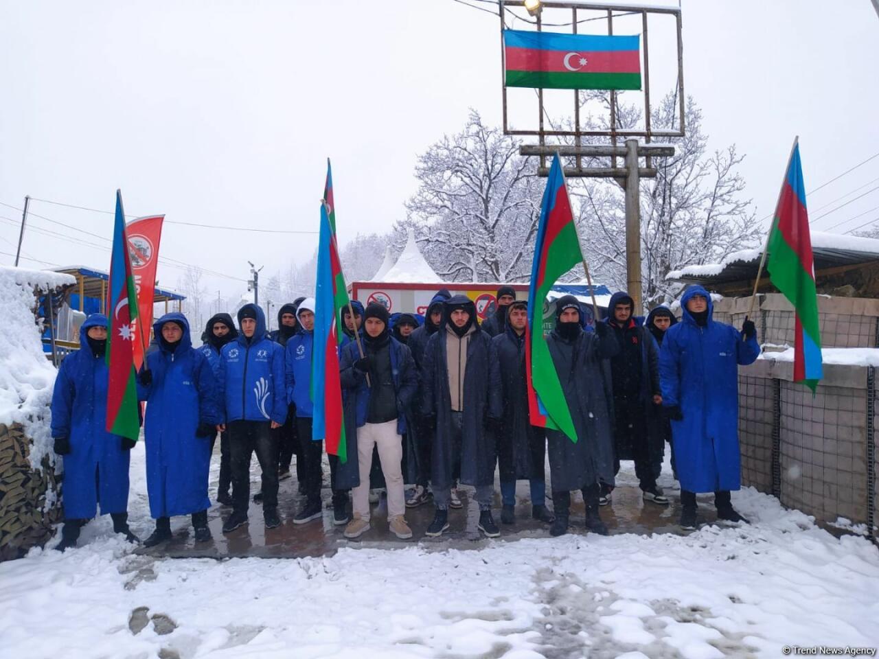 Акция протеста на дороге Лачин-Ханкенди продолжается 111-й день