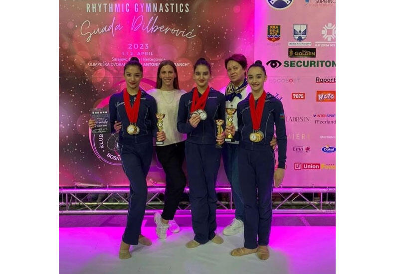 Azərbaycan gimnastları Sarayevoda beynəlxalq turnirdə 13 medal qazanıblar