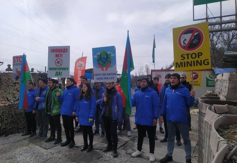 Акция протеста на дороге Лачин-Ханкенди продолжается 112-й день