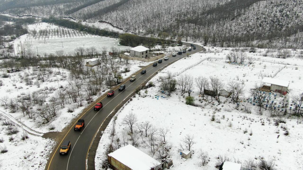 Автомобильная федерация Азербайджана организовала пробег внедорожников