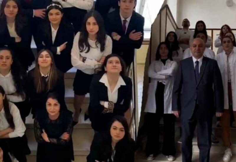 Universitetimizdə çəkilən video gündəm oldu
