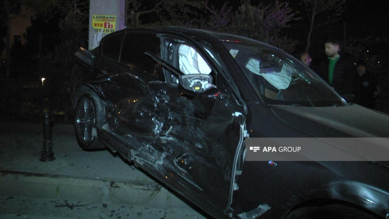 Крупное ДТП в Баку: есть пострадавшие