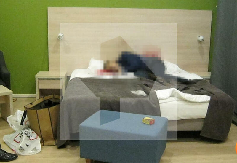 Oteldə dəhşət: Arvadının əlini bağlayıb öldürmək istəyən kişinin meyiti tapıldı