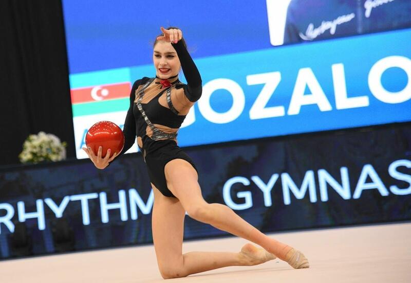 Лучшие моменты первого дня соревнований Кубка мира FIG по художественной гимнастике в Баку