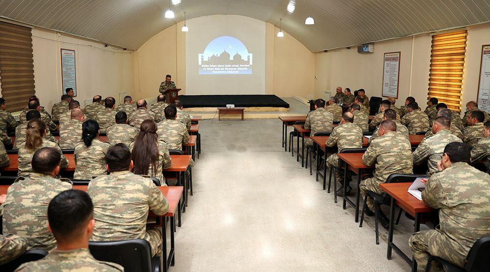 Ramazan bayramı münasibətilə Azərbaycan Ordusunda silsilə tədbirlər keçirilib