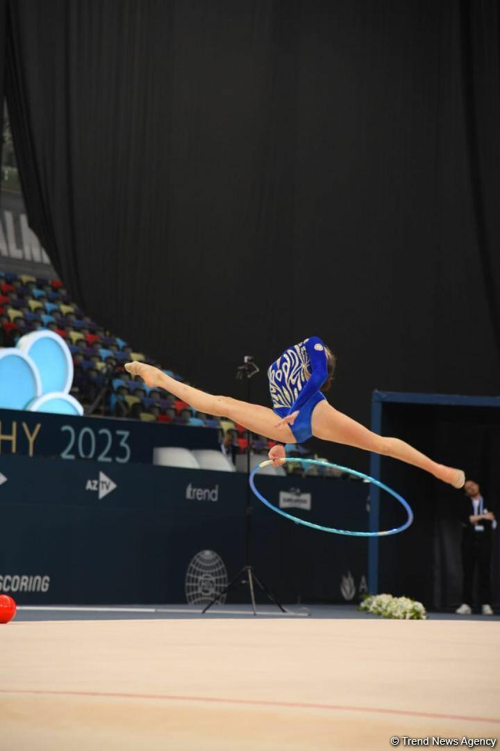 Лучшие моменты первого дня соревнований Кубка мира FIG по художественной гимнастике в Баку