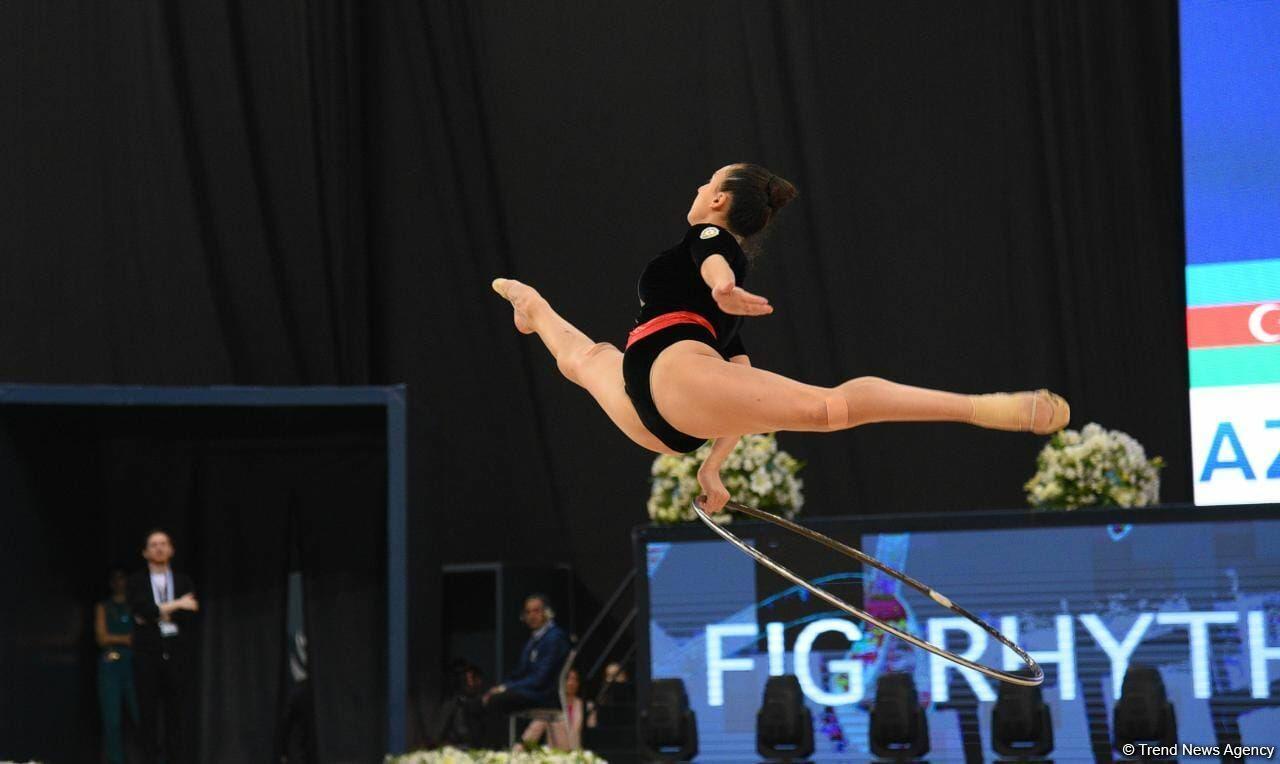 В Баку стартовал первый день соревнований Кубка мира FIG по художественной гимнастике