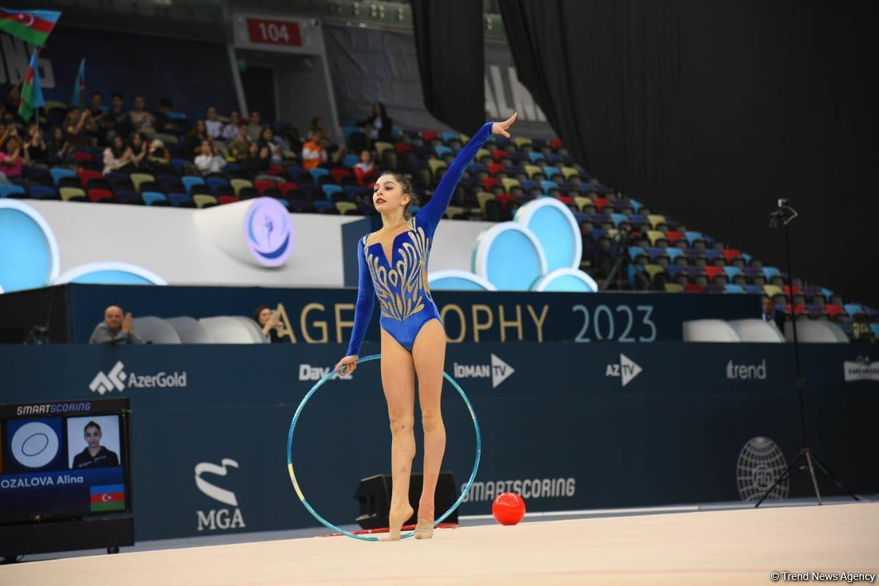 В Баку стартовал первый день соревнований Кубка мира FIG по художественной гимнастике