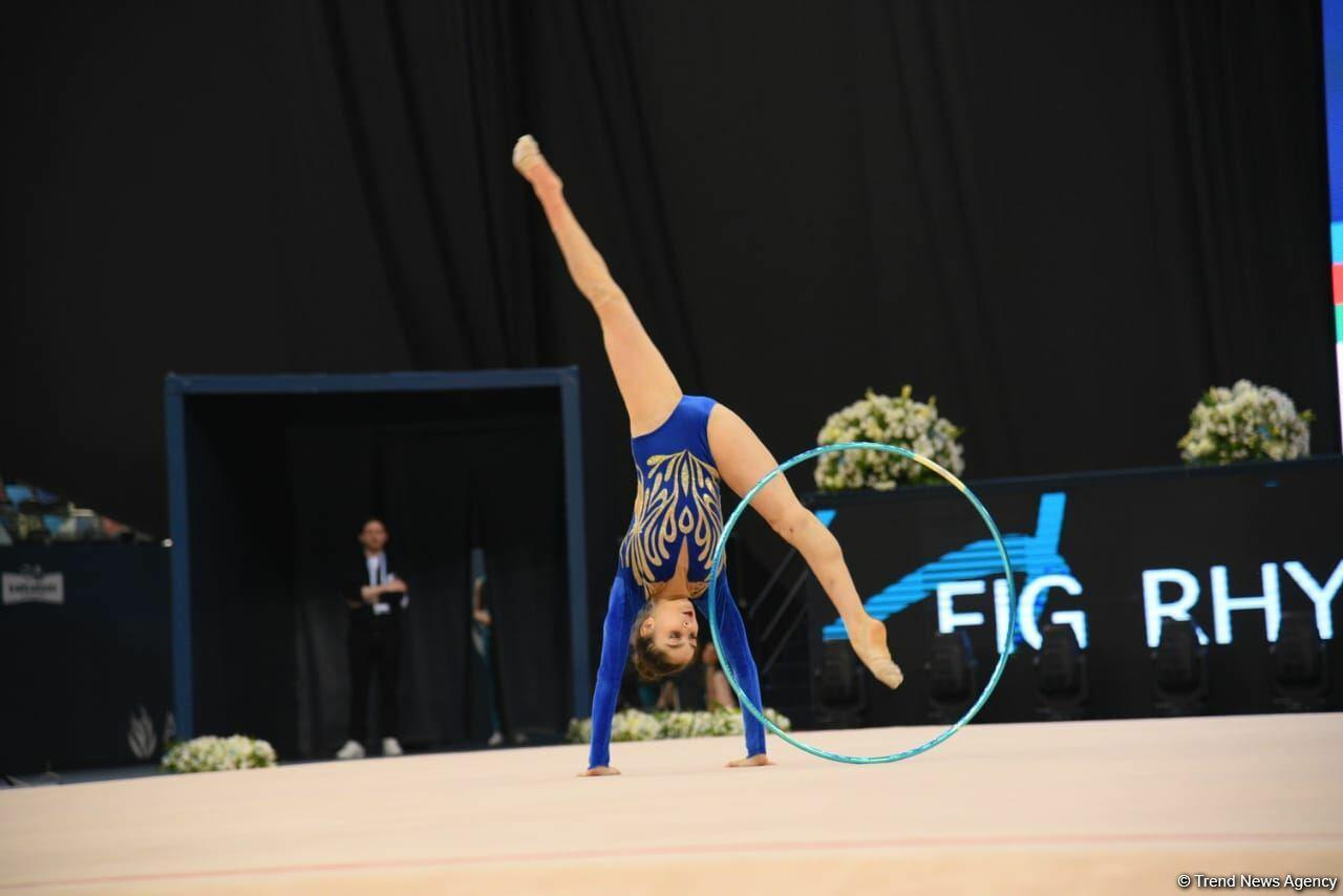 В Баку стартовал первый день соревнований Кубка мира FIG по художественной гимнастике
