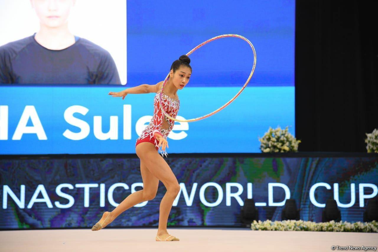 В Баку стартовал первый день соревнований Кубка мира FIG по художественной гимнастике