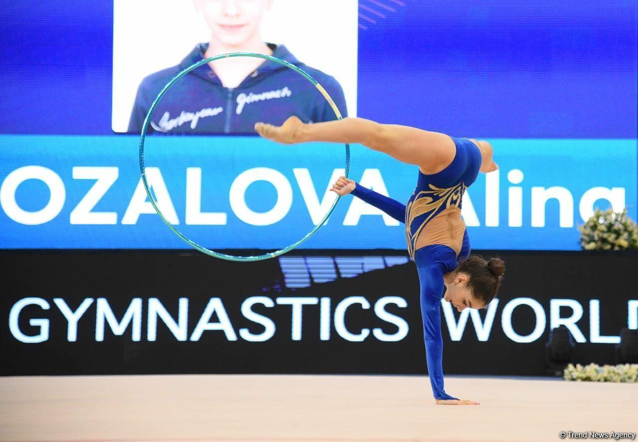 В Баку стартовал первый день соревнований Кубка мира FIG по художественной гимнастике