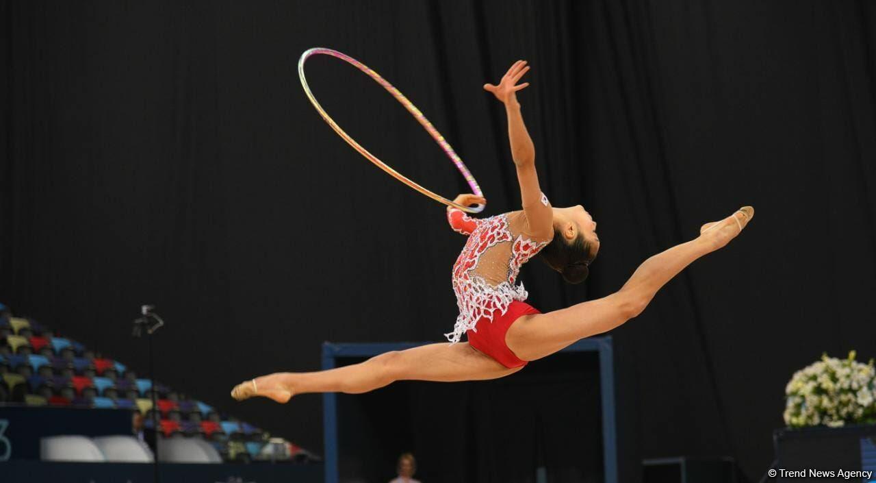В Баку стартовал первый день соревнований Кубка мира FIG по художественной гимнастике