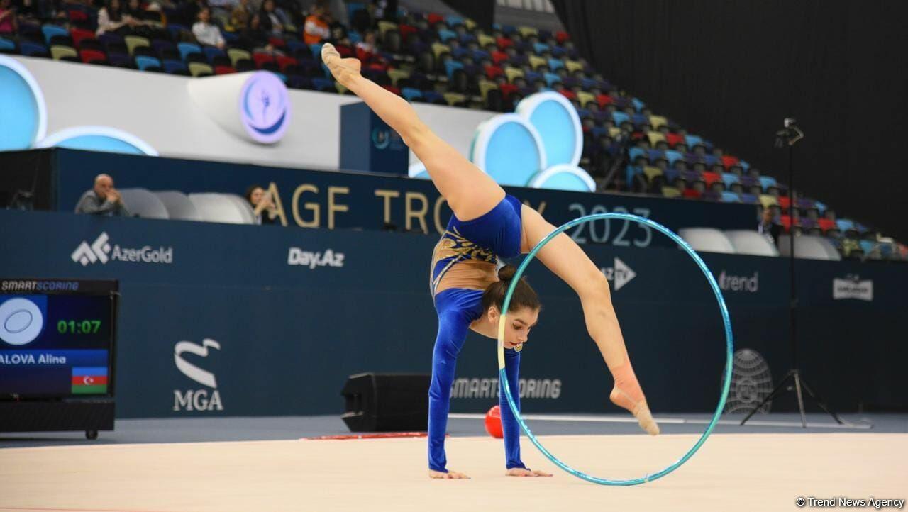 В Баку стартовал первый день соревнований Кубка мира FIG по художественной гимнастике