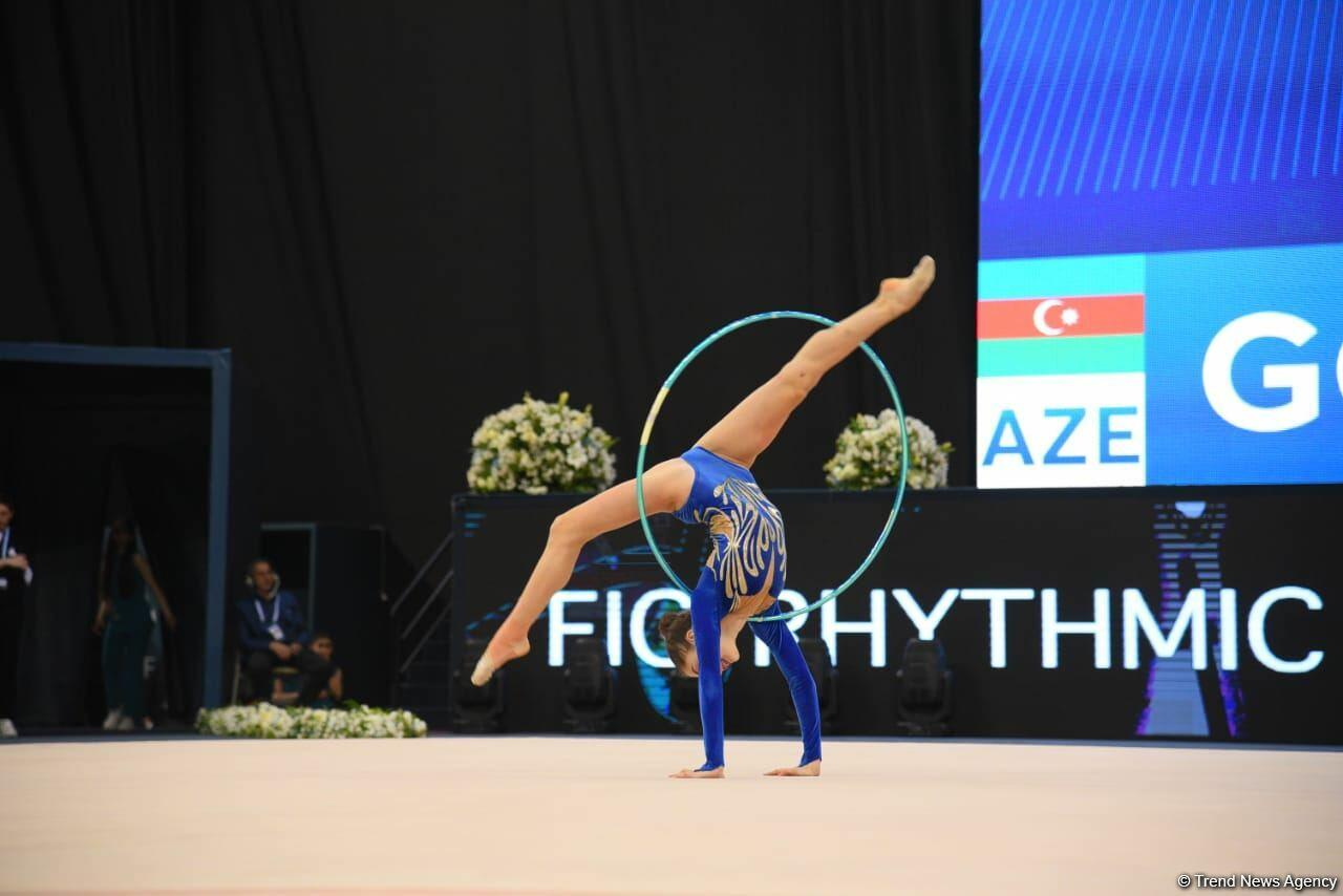 В Баку стартовал первый день соревнований Кубка мира FIG по художественной гимнастике