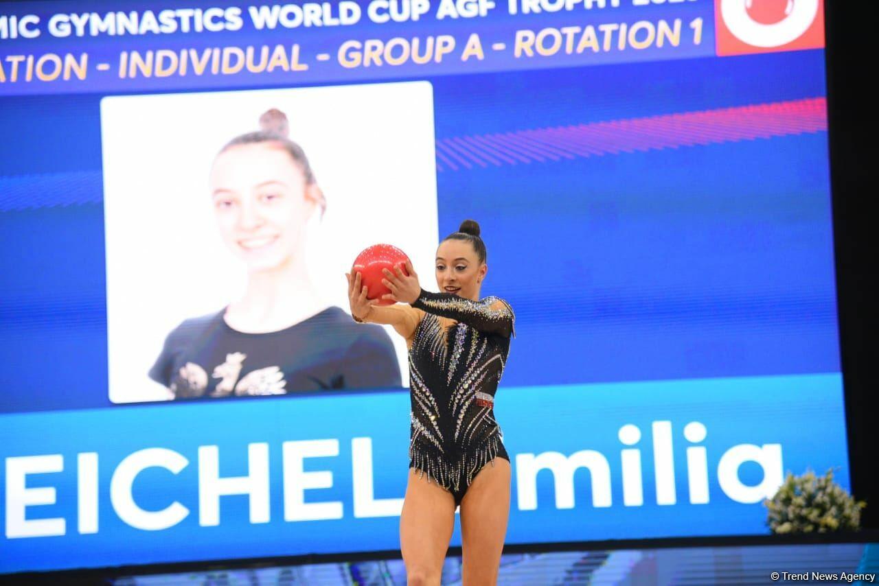 В Баку стартовал первый день соревнований Кубка мира FIG по художественной гимнастике
