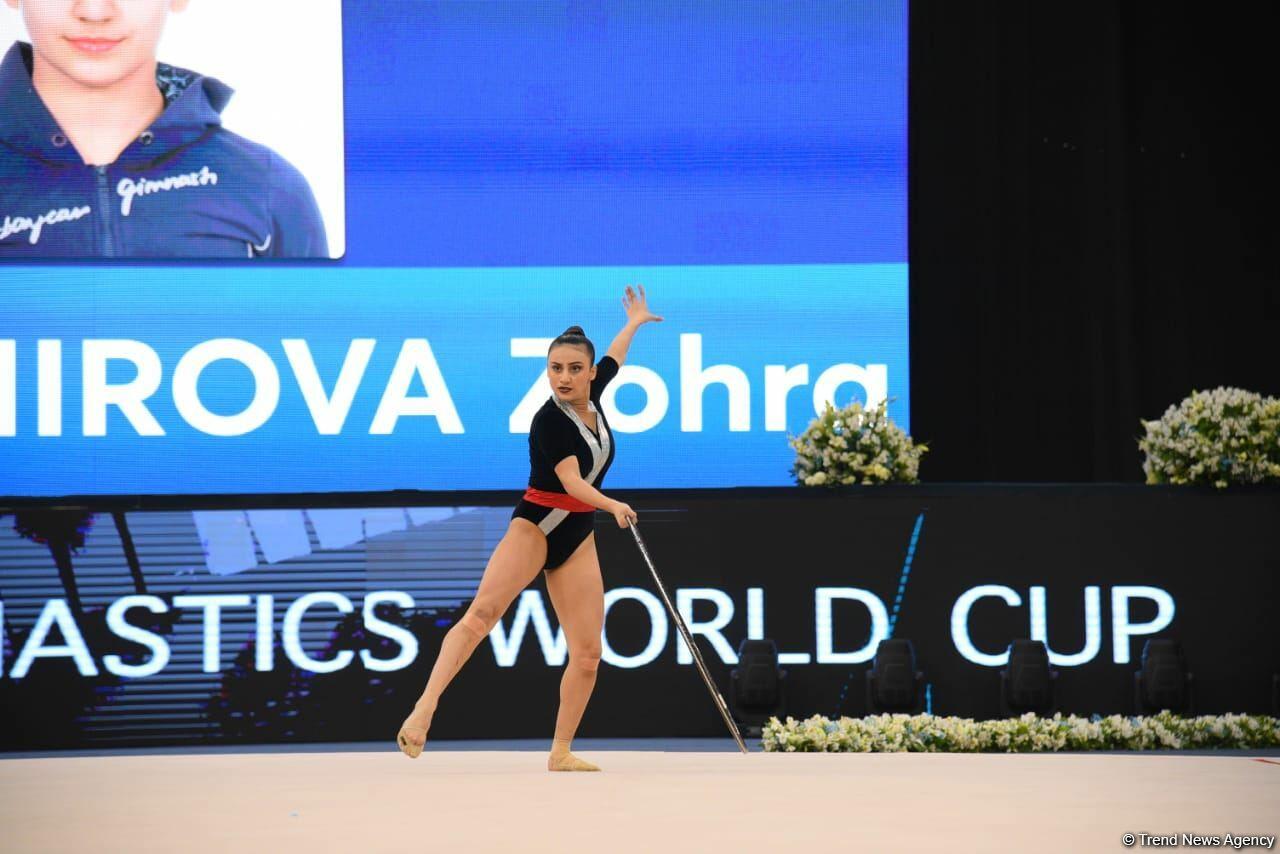 В Баку стартовал первый день соревнований Кубка мира FIG по художественной гимнастике