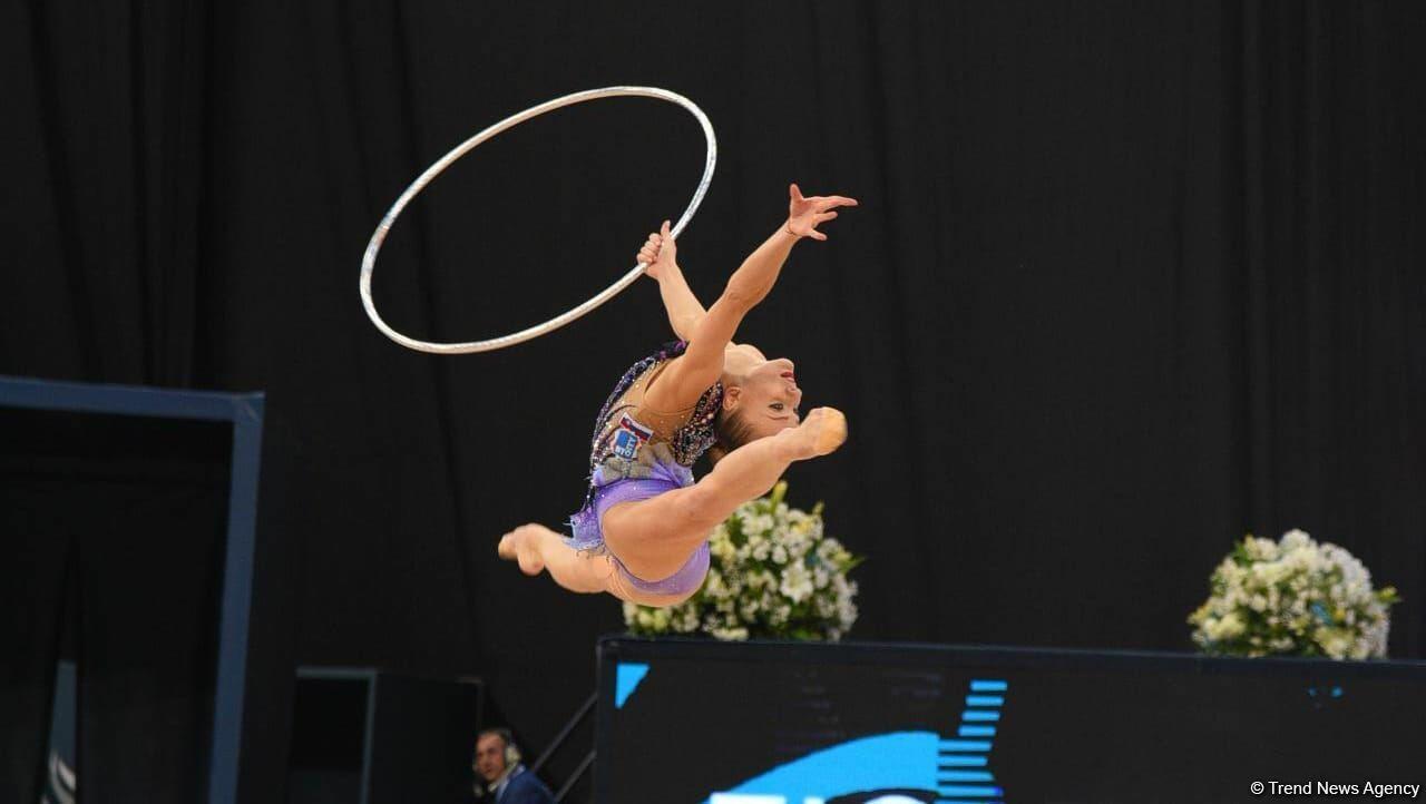 В Баку стартовал первый день соревнований Кубка мира FIG по художественной гимнастике