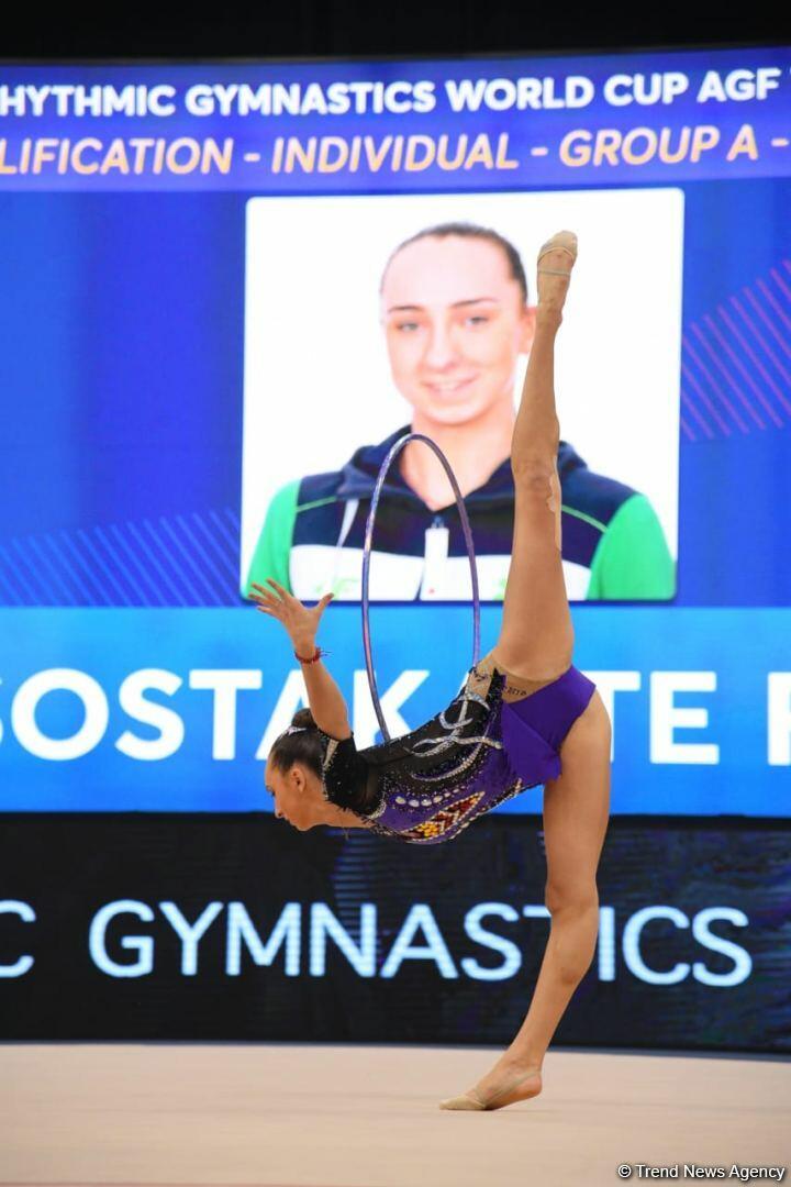 В Баку стартовал первый день соревнований Кубка мира FIG по художественной гимнастике