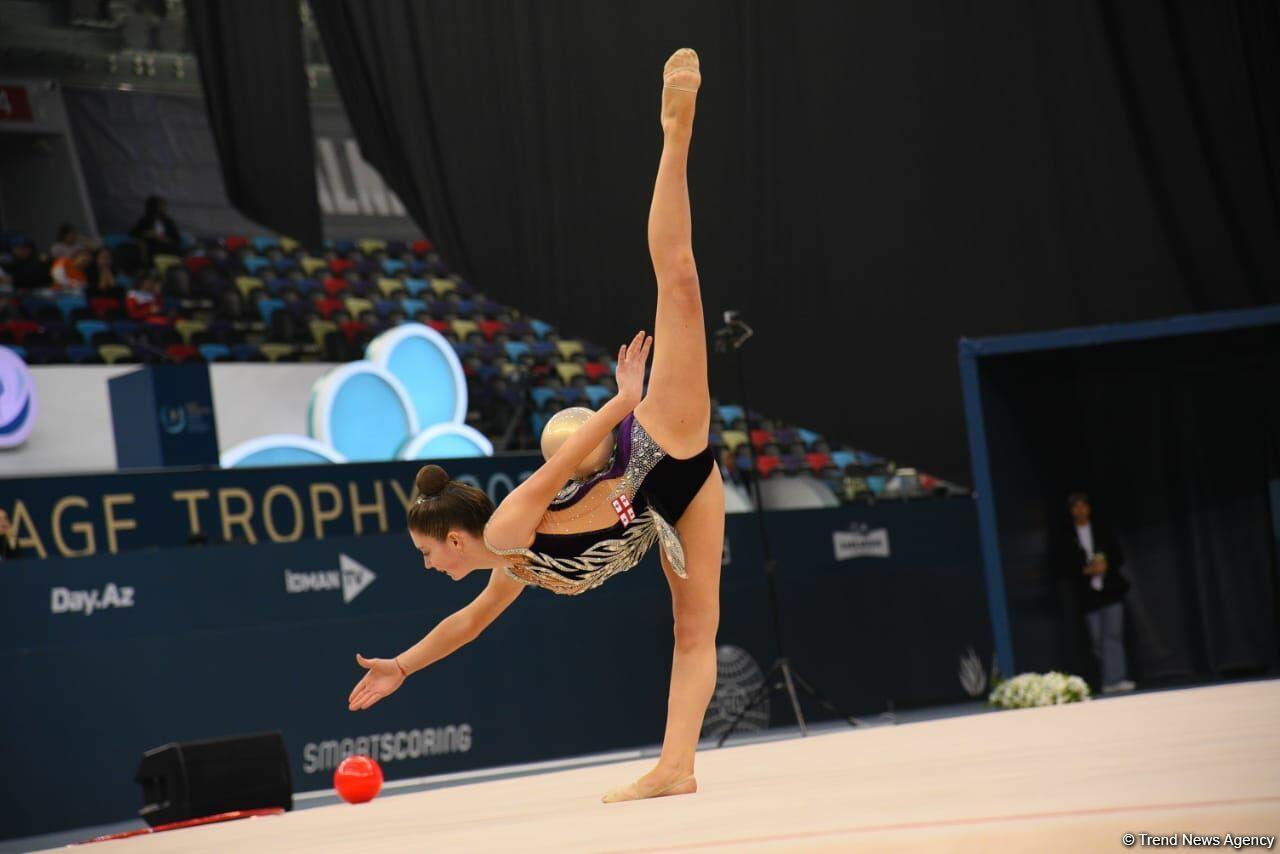 В Баку стартовал первый день соревнований Кубка мира FIG по художественной гимнастике