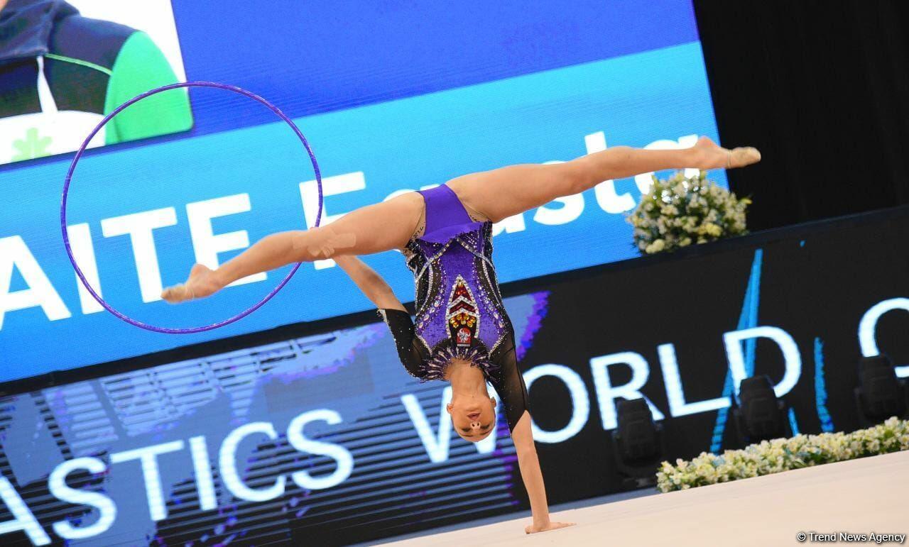 В Баку стартовал первый день соревнований Кубка мира FIG по художественной гимнастике