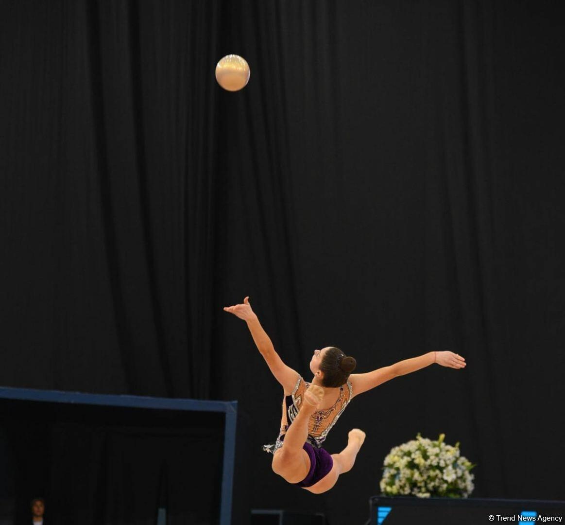 В Баку стартовал первый день соревнований Кубка мира FIG по художественной гимнастике