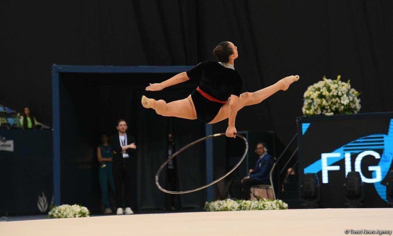 В Баку стартовал первый день соревнований Кубка мира FIG по художественной гимнастике