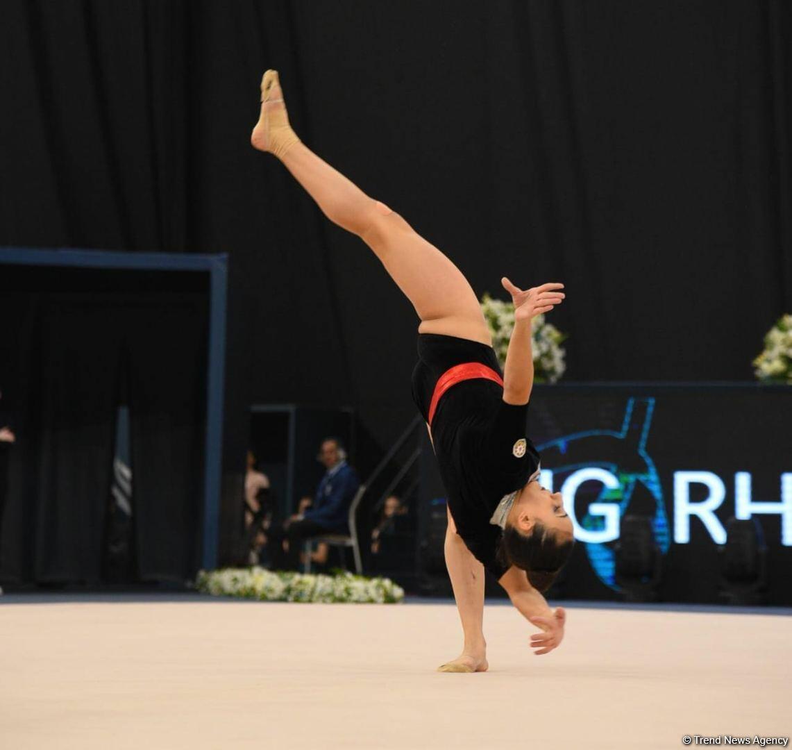 В Баку стартовал первый день соревнований Кубка мира FIG по художественной гимнастике