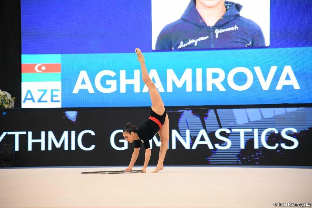 В Баку стартовал первый день соревнований Кубка мира FIG по художественной гимнастике