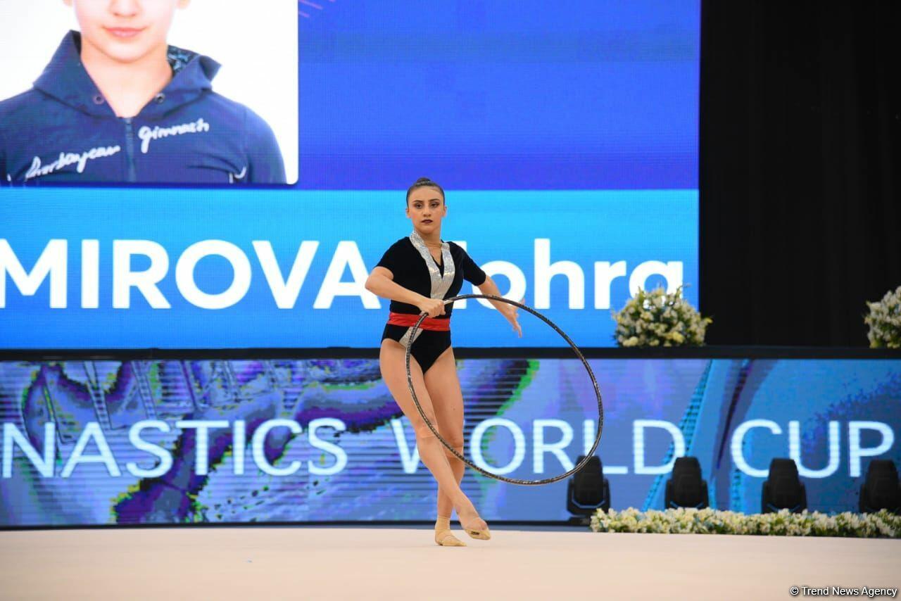 В Баку стартовал первый день соревнований Кубка мира FIG по художественной гимнастике