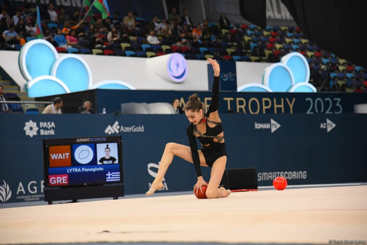 Результаты выступления азербайджанских граций в квалификации первого дня соревнований Кубка мира FIG по художественной гимнастике в Баку