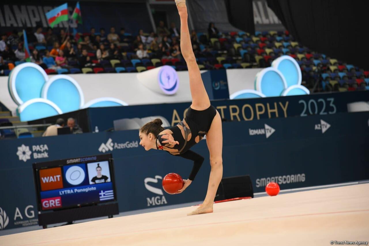 Результаты выступления азербайджанских граций в квалификации первого дня соревнований Кубка мира FIG по художественной гимнастике в Баку