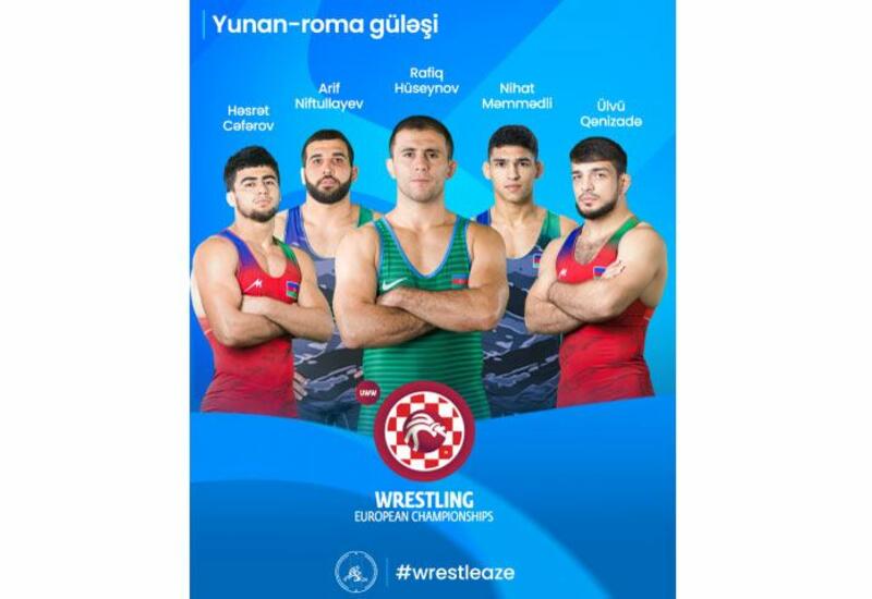 Три азербайджанских борца вышли в полуфинал чемпионата Европы в Загребе