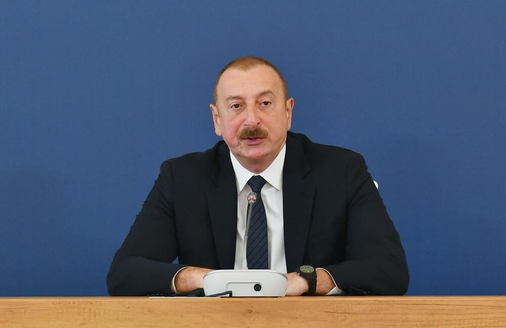 Президент Ильхам Алиев принял участие в проходящей в Шуше международной конференции на тему «Формирование геополитики Большой Евразии: от прошлого к настоящему и будущему»