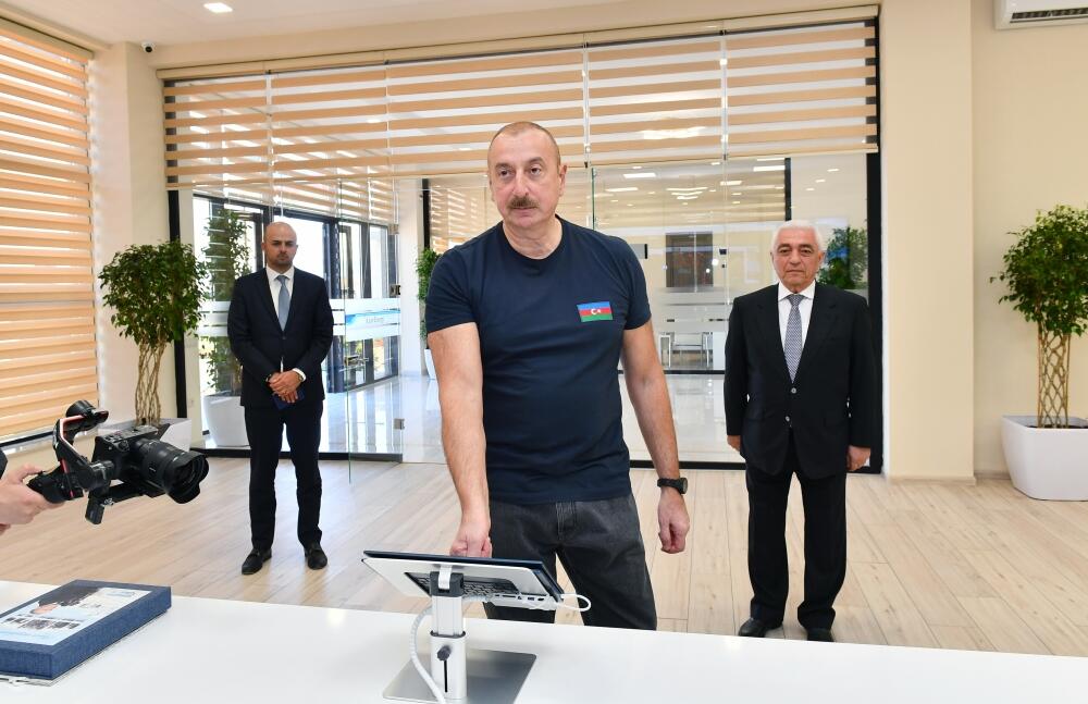 Президент Ильхам Алиев открыл 330-киловольтную узловую подстанцию «Джебраил»