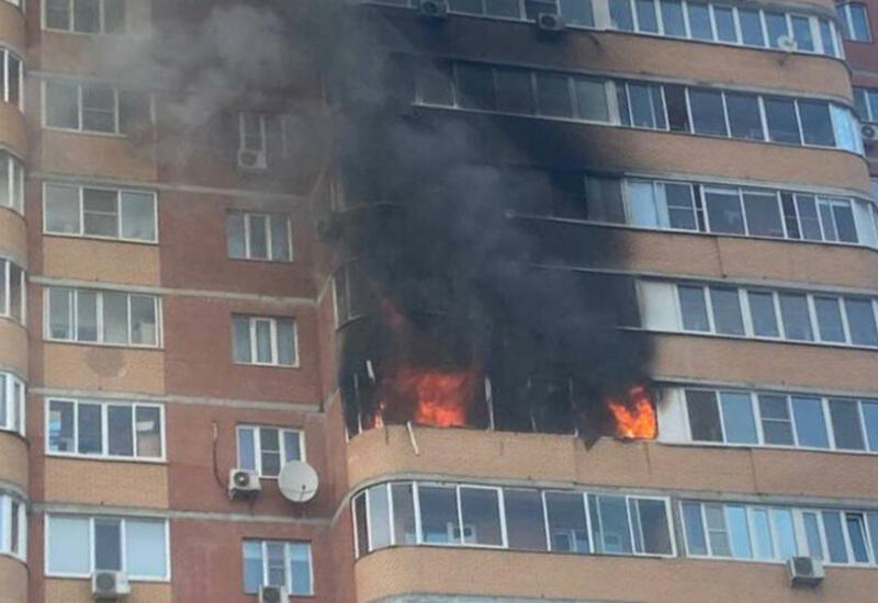 Крупный пожар в Подмосковье