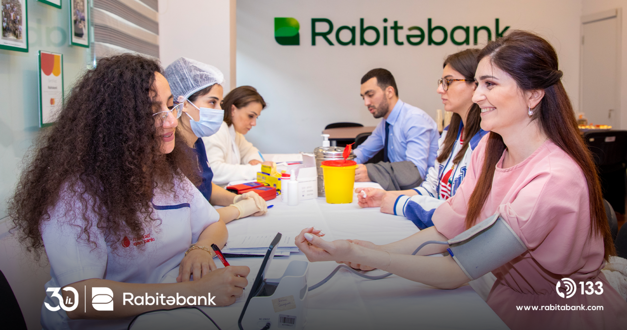 “Rabitəbank” ASC-də qanvermə aksiyası keçirilib