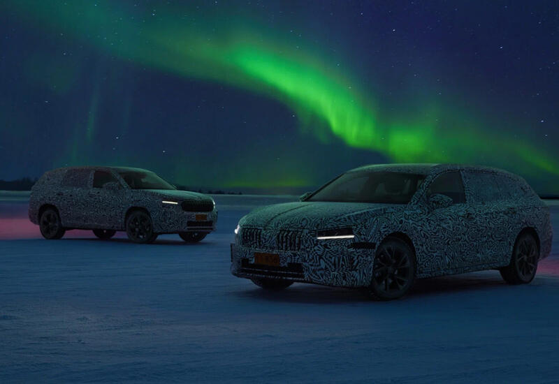 Skoda показала, как тестирует совершенно новые Kodiaq и Superb за полярным кругом