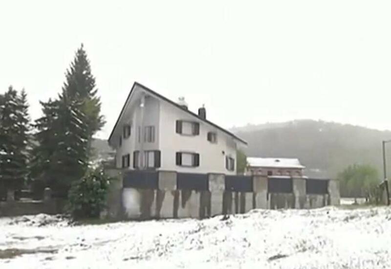 В Испании выпал снег