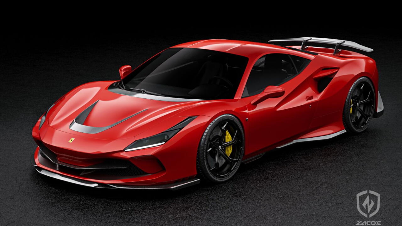 Тюнеры сделали Ferrari F8 Spider широким и агрессивным