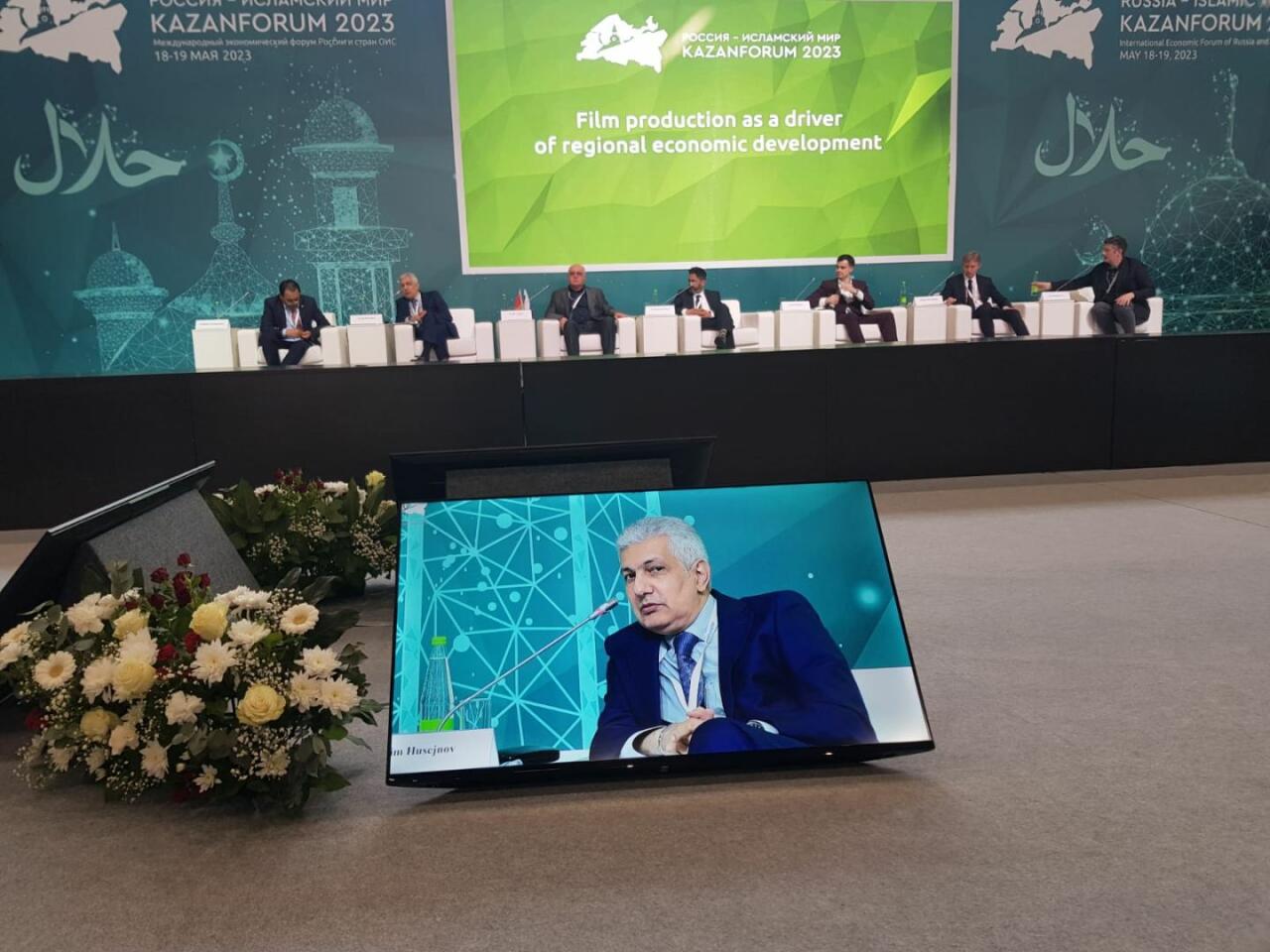 Директор "Азербайджанфильм" Назим Гусейнов рассказал о перспективах международных проектов в рамках KazanForum 2023