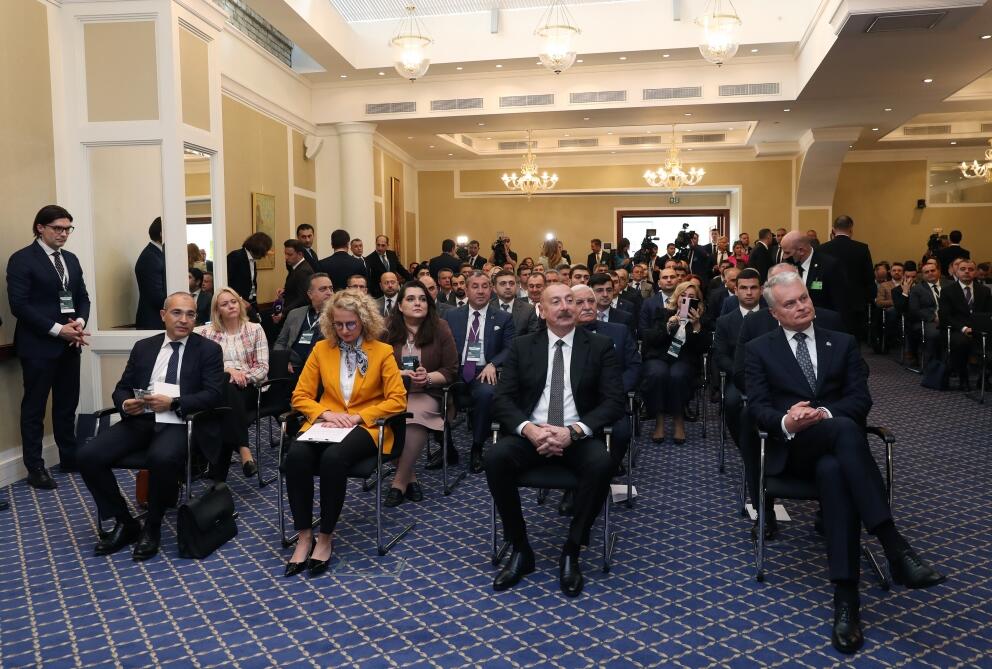 В Вильнюсе с участием Президента Ильхама Алиева и Президента Гитанаса Науседы состоялся азербайджано-литовский бизнес-форум
