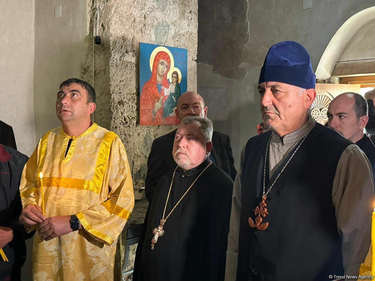 Представители христианской и еврейской общин Азербайджана посетили монастырский комплекс Худавенг