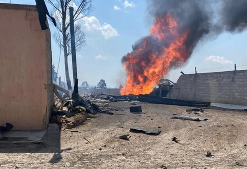 Взрыв на газопроводе в Мексике,