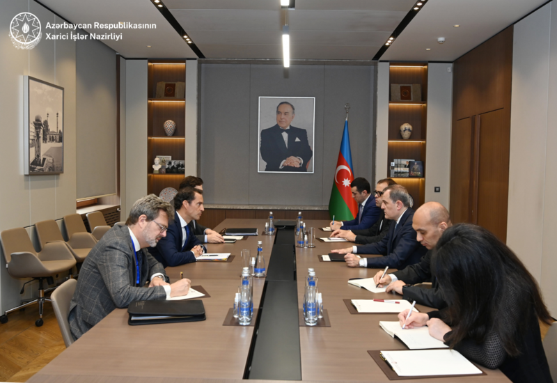 Ceyhun Bayramov NATO-nun xüsusi nümayəndəsi ilə görüşüb