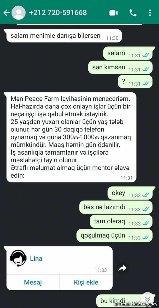 Sosial şəbəkələrdə saxta iş elanları paylaşılır