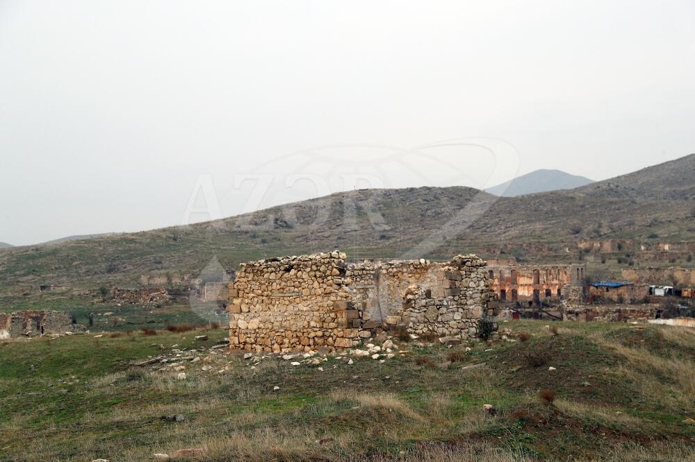 Разрушенное село Даш Вейсялли Джебраильского района