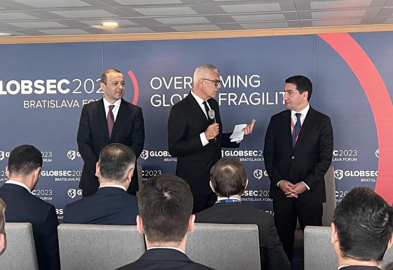 Azərbaycan nümayəndə heyəti Bratislava şəhərində GLOBSEC 2023 Forumunda iştirak edib