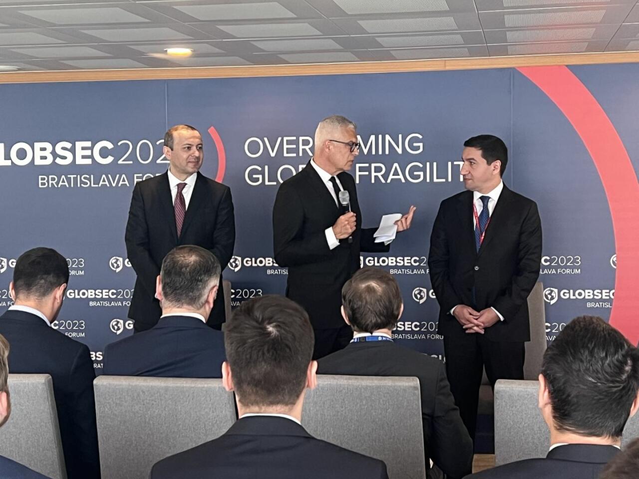 Azərbaycan nümayəndə heyəti Bratislava şəhərində GLOBSEC 2023 Forumunda iştirak edib