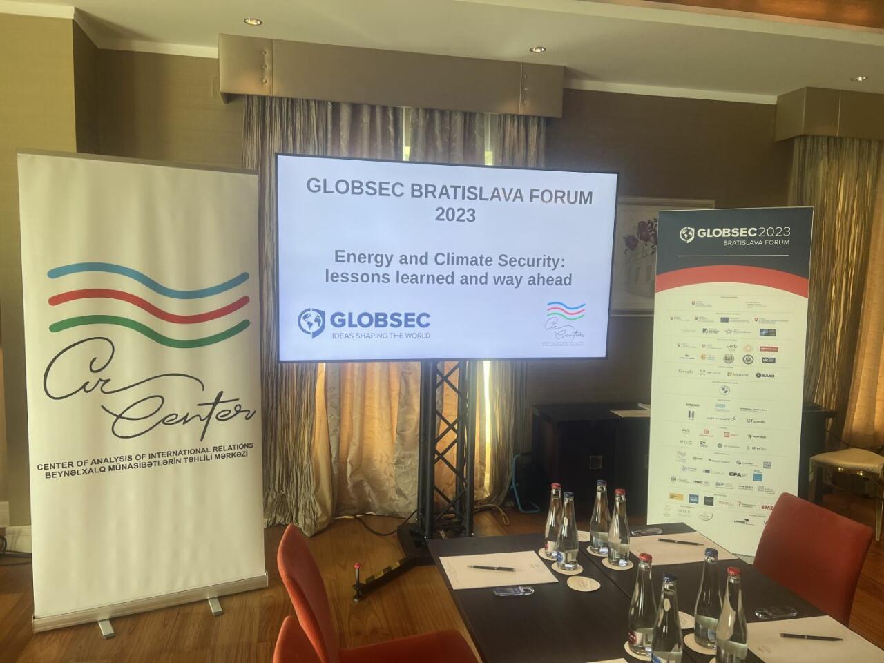 Azərbaycan nümayəndə heyəti Bratislava şəhərində GLOBSEC 2023 Forumunda iştirak edib